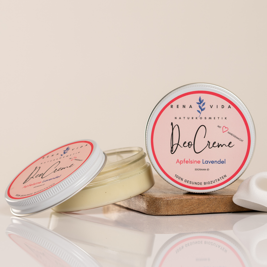 Deocreme Bio Apfelsine-Lavendel – Von Hand gemacht. Natürlich.  Duftend. Sicher.
