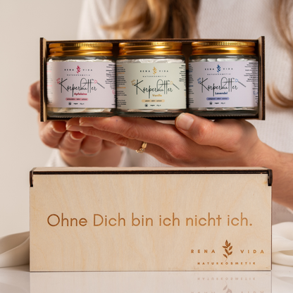 Einzigartiges Geschenk: Deine limitierte Weihnachtsbox - toxinfreie Unikate. Handgemacht. Rein.
