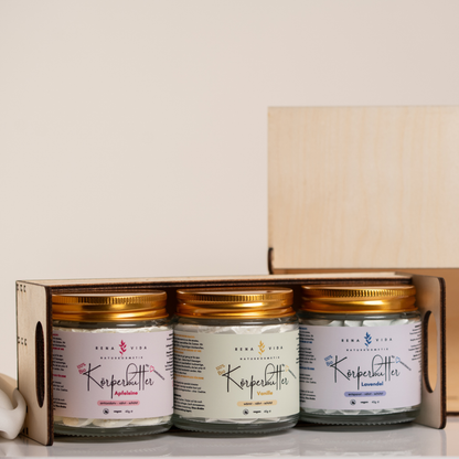 Einzigartiges Geschenk: Deine limitierte Weihnachtsbox - toxinfreie Unikate. Handgemacht. Rein.