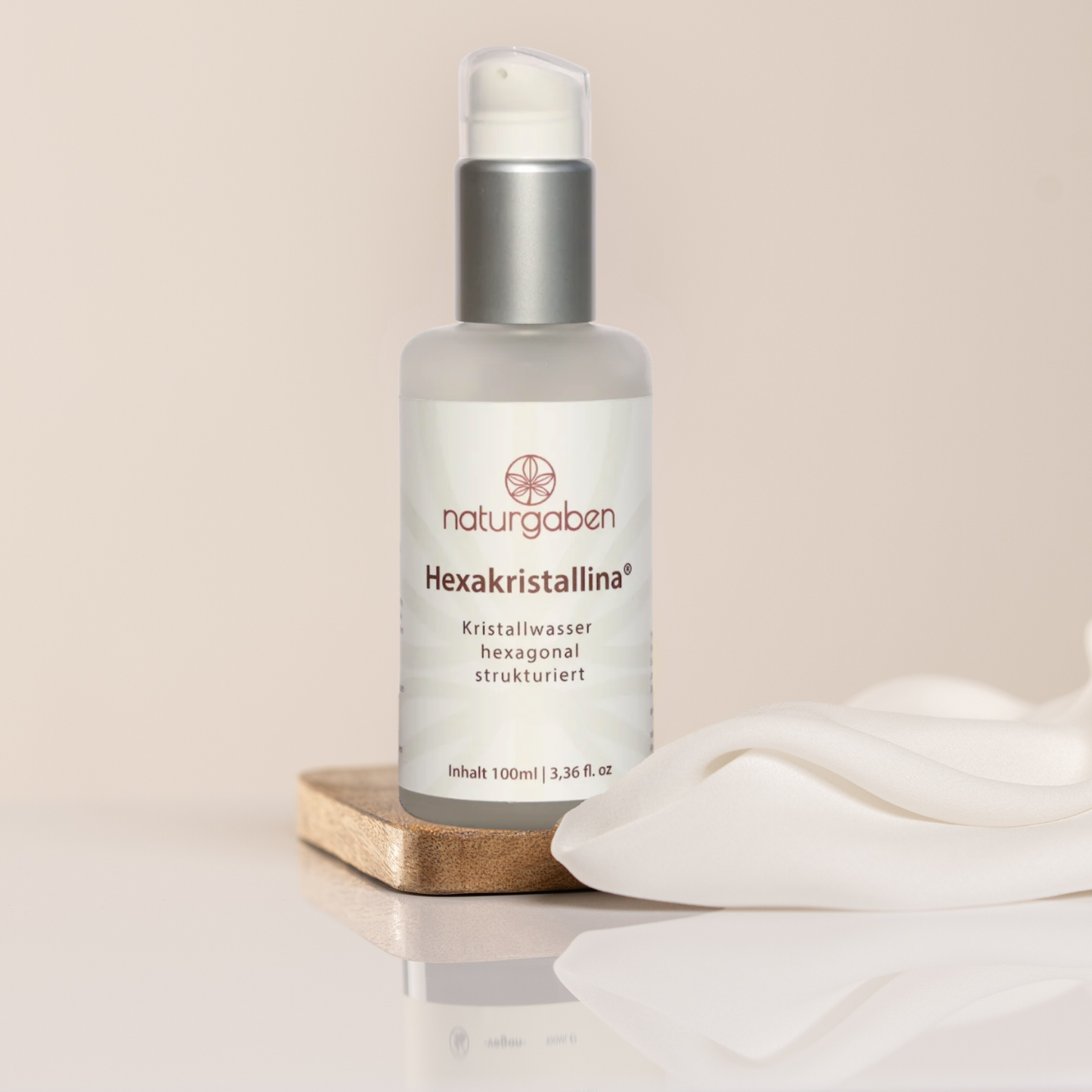 Hexagonales Wassergel. essbar.ohne Konservierungsmittel.ohne Emulgatoren