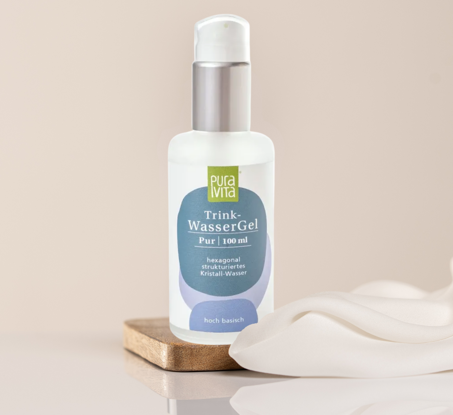 Hexagonales Wassergel - essbar.ohne Konservierungsmittel.ohne Emulgatoren. - Rena Vida